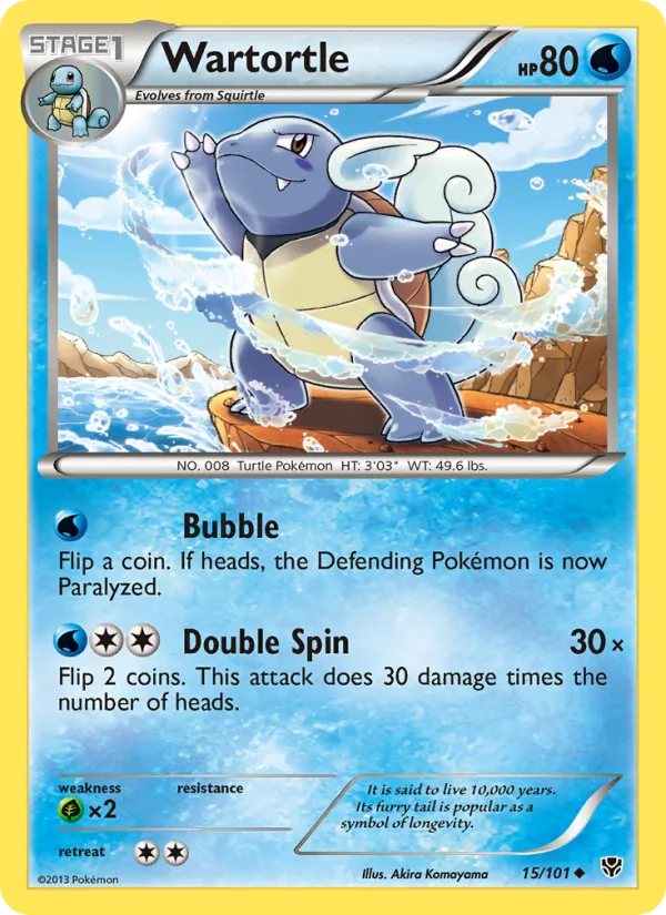 Wartortle full card art