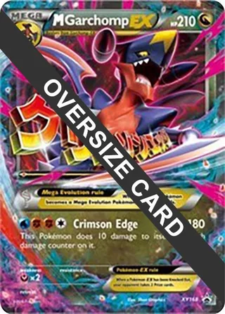 M Garchomp EX - XY168 #XY168 · Jumbo cards Pokémon card