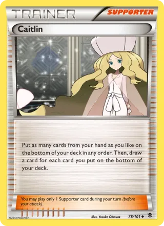 Caitlin #78 · Plasma Blast Pokémon card