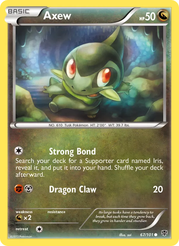 Axew full card art