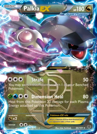 Palkia-EX #66 · Plasma Blast Pokémon card