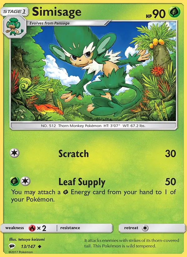 Simisage full card art