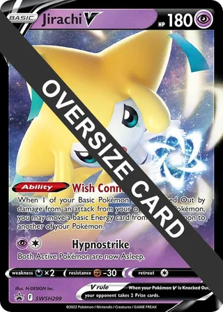 Jirachi V - 299 #SWSH299 · Jumbo cards Pokémon card