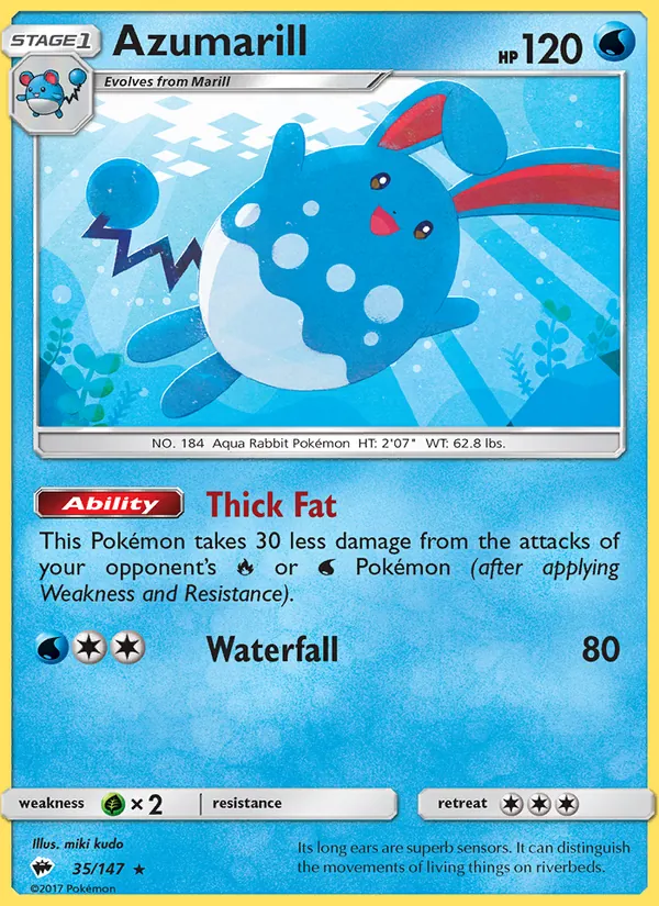Azumarill full card art