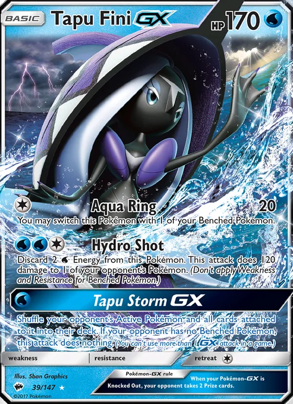 Tapu Fini GX full card art