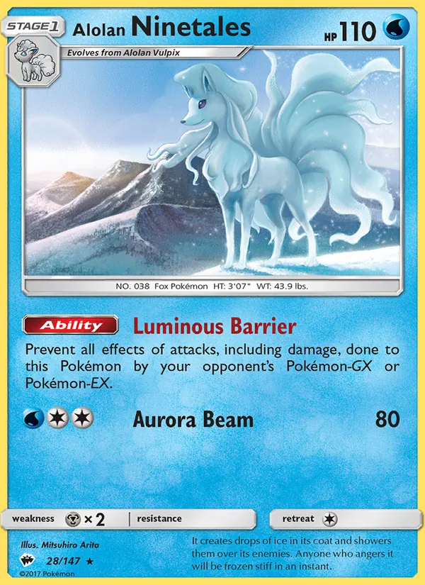 Alolan Ninetales full card art
