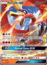 Ho-Oh GX · Burning Shadows Pokémon card