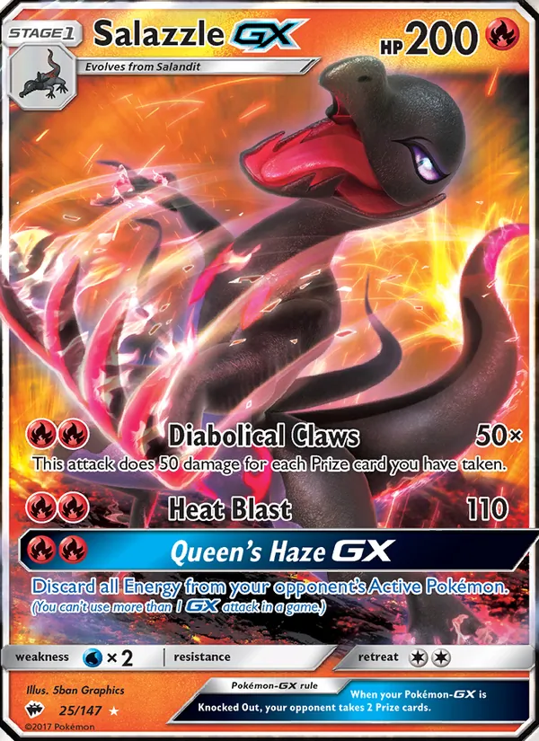 Salazzle GX full card art