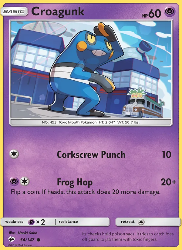 Croagunk full card art