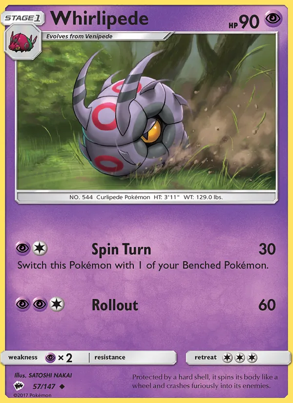 Whirlipede full card art