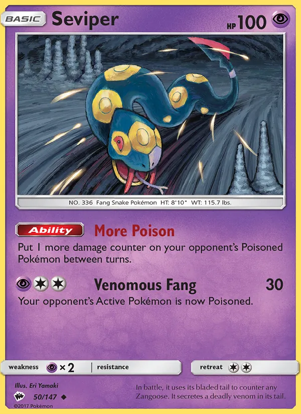 Seviper full card art