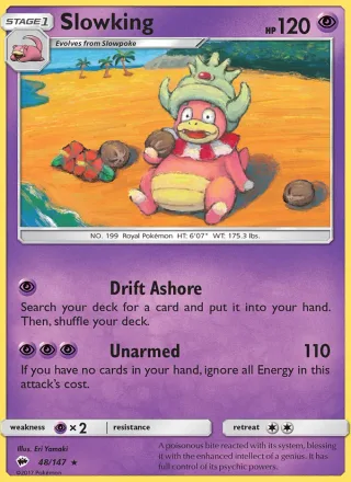 Slowking #48 · Burning Shadows Pokémon card