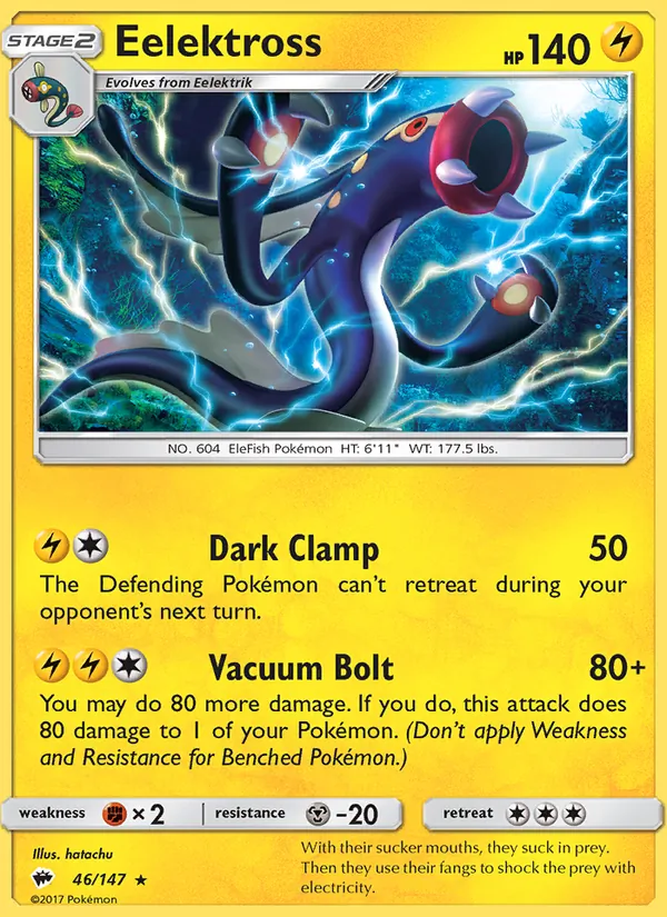 Eelektross full card art