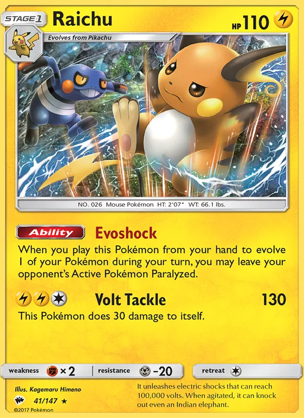 Raichu full card art