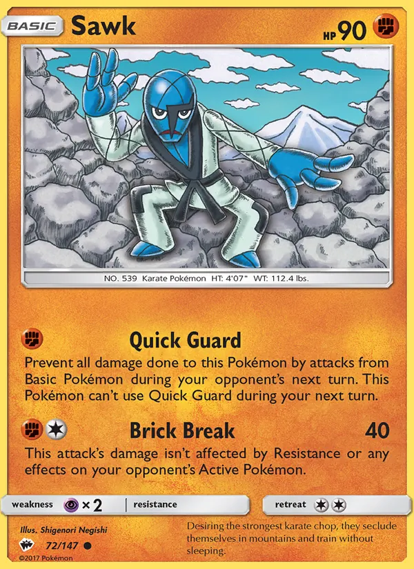 Sawk full card art
