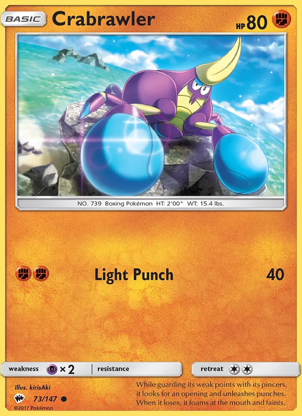 Crabrawler full card art