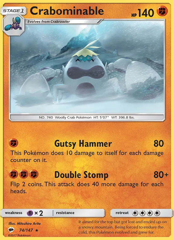 Crabominable full card art