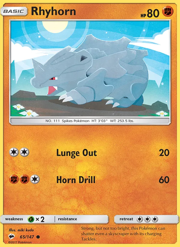 Rhyhorn full card art