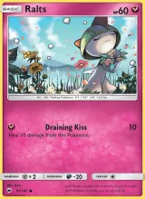 Ralts · Burning Shadows Pokémon card