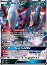 Darkrai GX · Burning Shadows Pokémon card