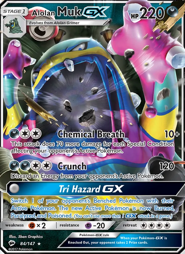 Alolan Muk GX full card art