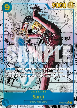 Sanji (Manga) #OP06-119-manga · Premium Booster -The Best- Vol. 2 One Piece card