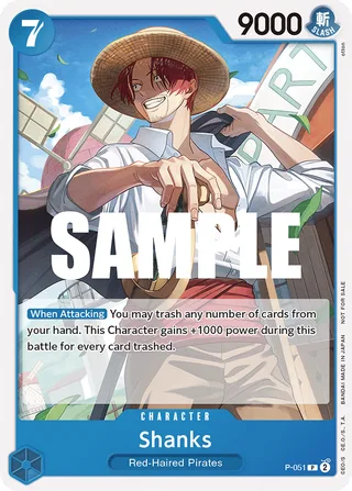 Shanks (Sealed Battle Kit Vol. 1) #P-051-sealed-battle-kit-vol-1 · One Piece Promotion Cards One Piece card
