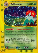 Bellossom · Aquapolis Pokémon card