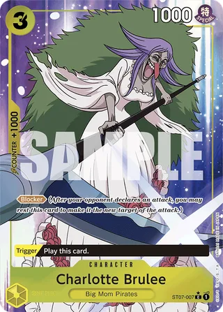 Charlotte Brulee (Full Art) #ST07-007-full-art · Premium Booster -The Best- One Piece card