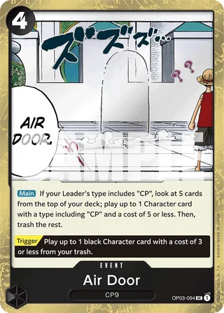 Air Door (Textured Foil) #OP03-094-textured-foil · Premium Booster -The Best- One Piece card