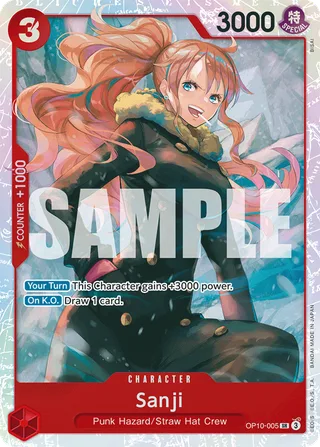 Sanji #OP10-005 · Royal Blood One Piece card