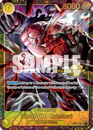 Charlotte Katakuri (Championship 2024) #OP03-123-championship-2024 · One Piece Promotion Cards One Piece card