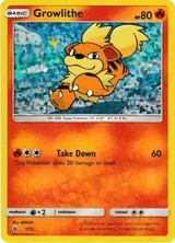 Growlithe · McDonald's Collection 2018 Pokémon card