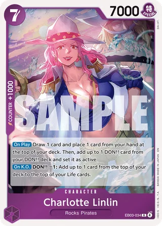 Charlotte Linlin #EB03-034 · Extra Booster: One Piece Heroines Edition One Piece card