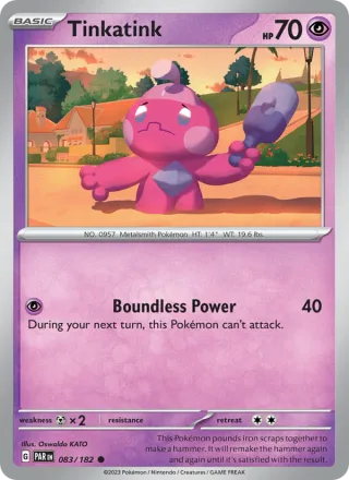 Tinkatink #083 · Paradox Rift Pokémon card