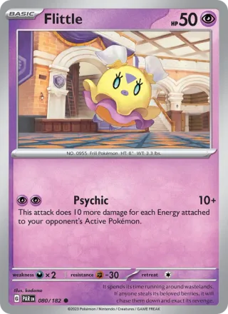 Flittle #080 · Paradox Rift Pokémon card