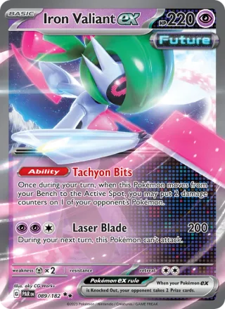Iron Valiant ex #089 · Paradox Rift Pokémon card