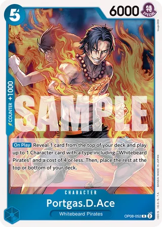 Portgas.D.Ace #OP08-052 · Two Legends One Piece card
