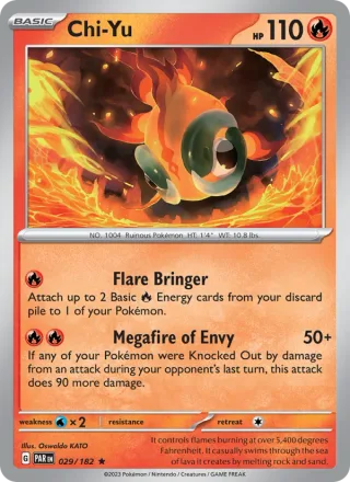 Chi-Yu #029 · Paradox Rift Pokémon card