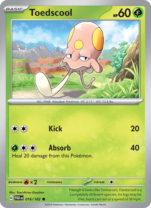 Toedscool full card art