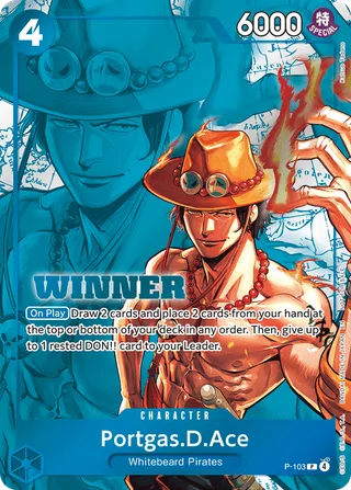Portgas.D.Ace (Winner Pack 2026 Vol. 2) #P-103-winner-pack-2026-vol-2 · One Piece Promotion Cards One Piece card