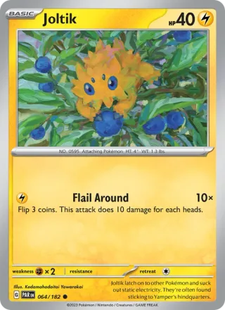 Joltik #064 · Paradox Rift Pokémon card