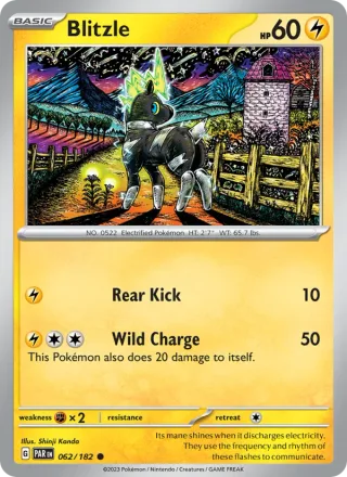 Blitzle #062 · Paradox Rift Pokémon card