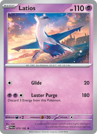 Latios #073 · Paradox Rift Pokémon card