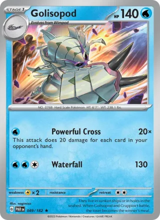 Golisopod #049 · Paradox Rift Pokémon card