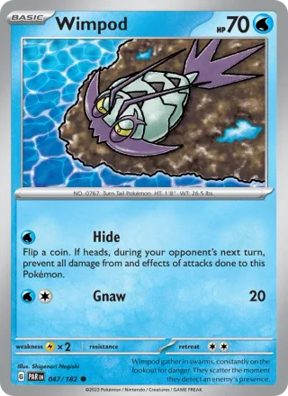Wimpod #047 · Paradox Rift Pokémon card