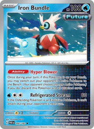 Iron Bundle #056 · Paradox Rift Pokémon card