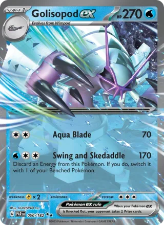 Golisopod ex #050 · Paradox Rift Pokémon card