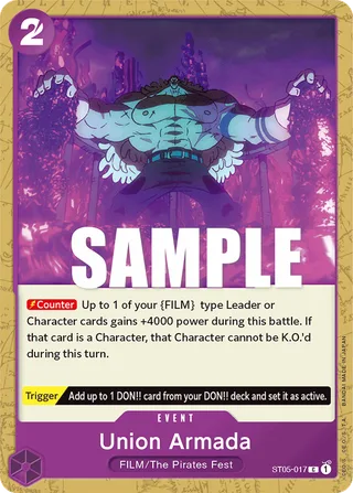 Union Armada #ST05-017 · ST-05: Starter Deck 5 Film Edition One Piece card