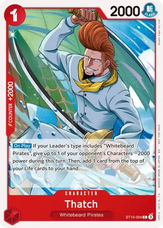 Thatch (Tournament Pack 2026 Vol. 4) #ST15-004-tournament-pack-2026-vol-4 · One Piece Promotion Cards One Piece card